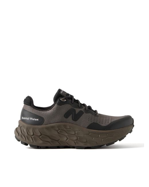 District Vision Black New Balance Fresh Foam X More Trail Rubber-trimmed Mesh Sneakers for men