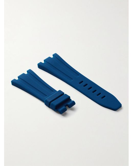HORUS WATCH STRAPS Blue Tang 42Mm Rubber Watch Strap for men