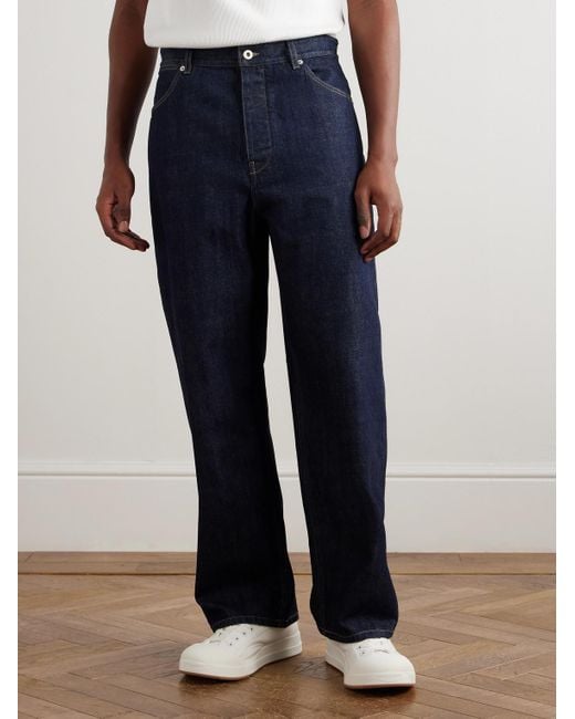 Jil Sander Blue Straight-Leg Jeans for men