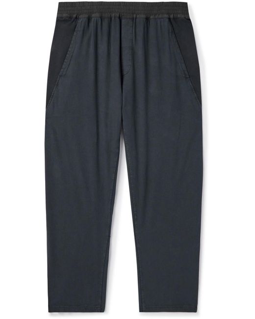 The Row Blue Kaol Straight-leg Cotton Trousers for men