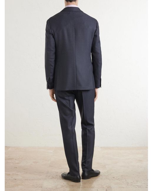 Lardini Blue Wool Suit Jacket for men