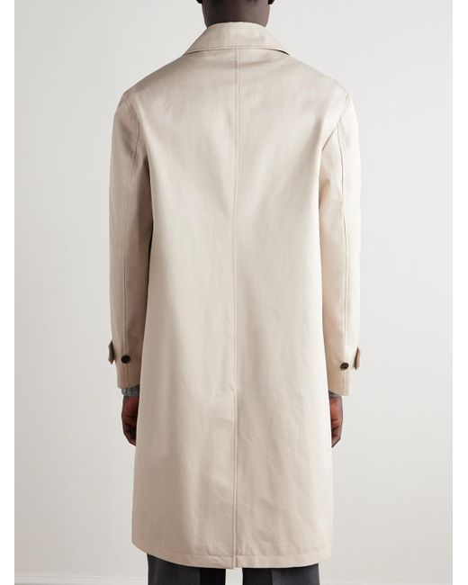 Officine Generale Natural Henrick Cotton-Twill Trench Coat for men
