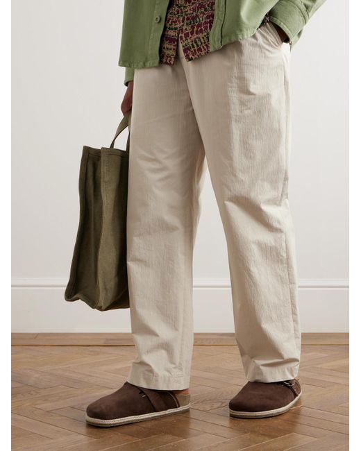 Sabot in camoscio con finiture in iuta Turbach di Polo Ralph Lauren in Brown da Uomo