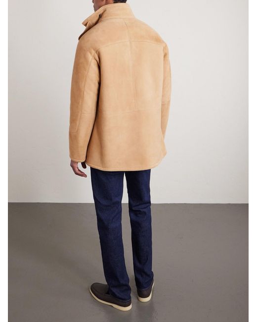 Loro Piana Natural Shearling Jacket for men