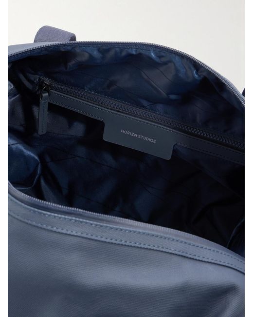 Horizn Studios Blue Sofo Weekender L Waxed Cotton-blend Canvas Holdall for men