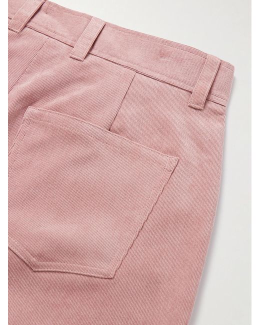 Séfr Pink Jiro Corduroy Shorts for men