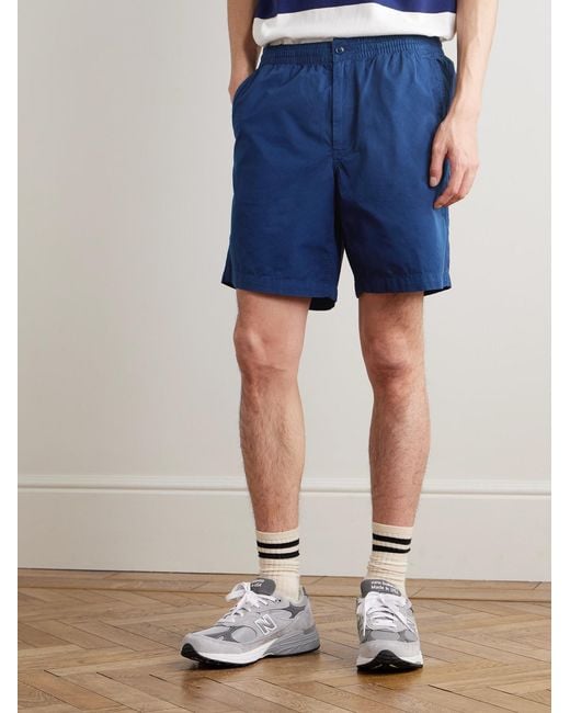 Polo Ralph Lauren Blue Straight-Leg Cotton Shorts for men