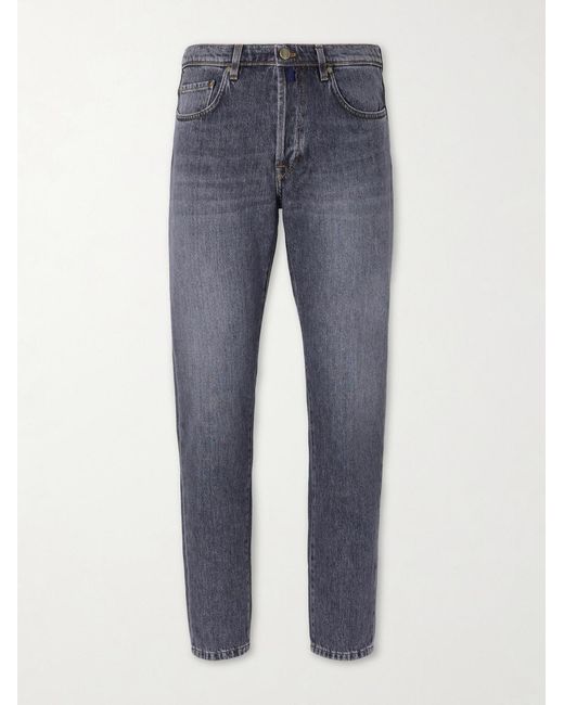Slowear Blue Tapered Jeans for men