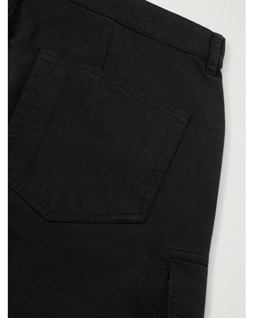 Rick Owens Black Straight-Leg Cargo Jeans for men