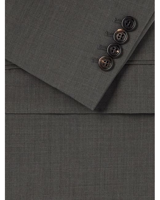 Brunello Cucinelli Black Virgin Wool Suit Jacket for men