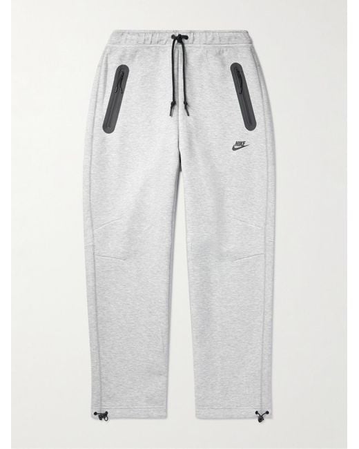 Nike Sportswear Club gerade geschnittene Jogginghose aus Jersey aus einer Baumwollmischung mit Logoprint in White für Herren