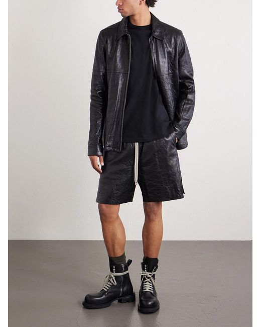 Rick Owens Blue Cotton-jersey T-shirt for men