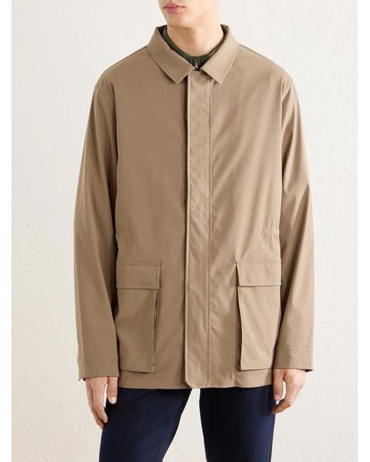 Peter Millar Natural Wooster Wool-blend Gabardine Jacket for men