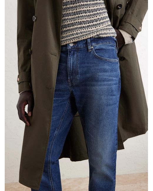 FRAME Blue Straight-Leg Jeans for men