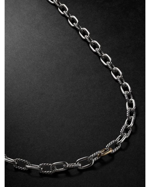 Collana A Catena di David Yurman in Black da Uomo