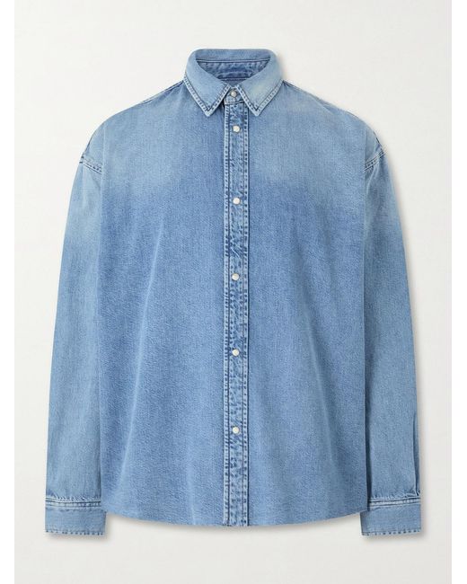 FRAME Blue Denim Shirt for men