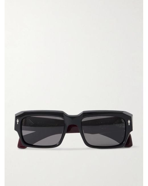 Jacques Marie Mage Black Last Frontier Vi Dakota D-Frame Acetate, - And-Tone Sunglasses for men