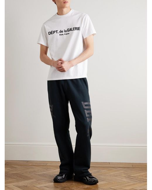 GALLERY DEPT. Natural French Lux Flocked Cotton-Jersey T-Shirt for men