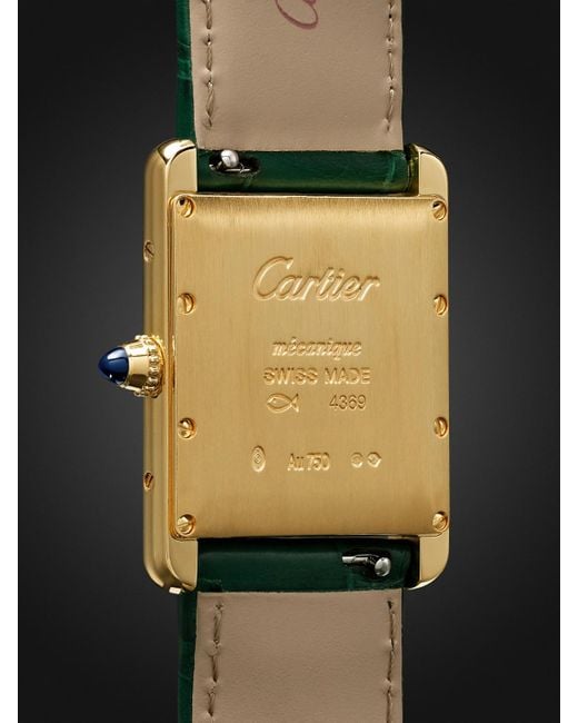Cartier Green Tank Louis Hand-Wound 18-Karat Watch, Ref. Wgta0191 for men