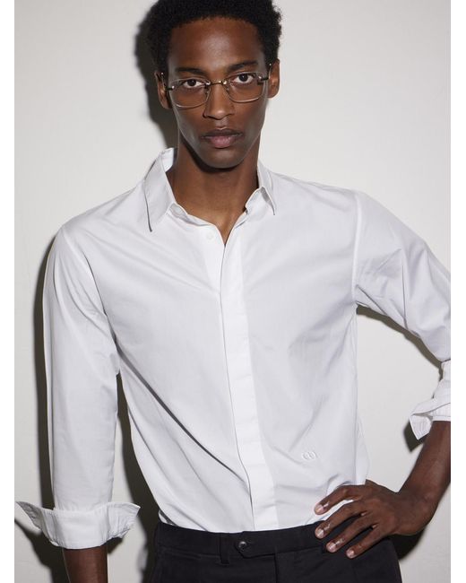 Diorblacksuito S27U D-Frame-Tone And Acetate Glasses di Dior in Natural da Uomo