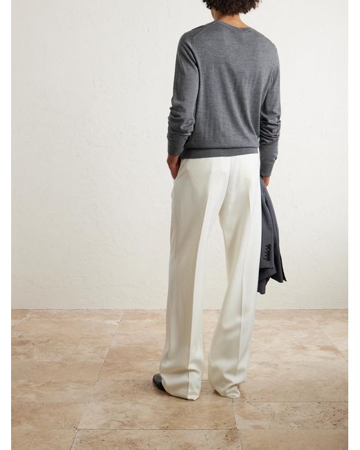 Tom Ford Gray Wool Sweater for men