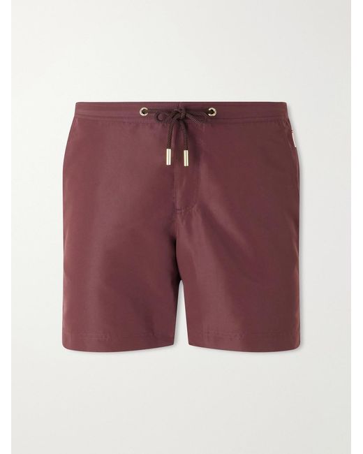 Orlebar Brown Red Bulldog Mid-length Shell Swim Shorts for men