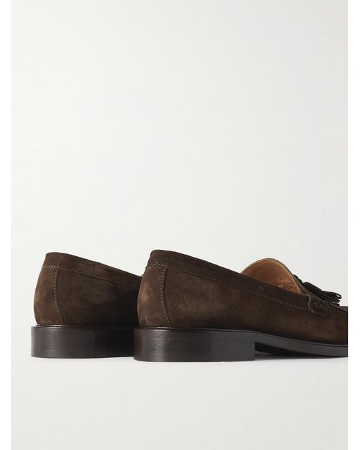 Mr P. Brown Scott Suede Penny Loafers for men