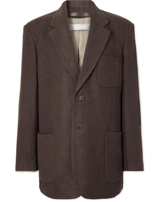 Our Legacy Brown Embrace Oversized Linen Blazer for men
