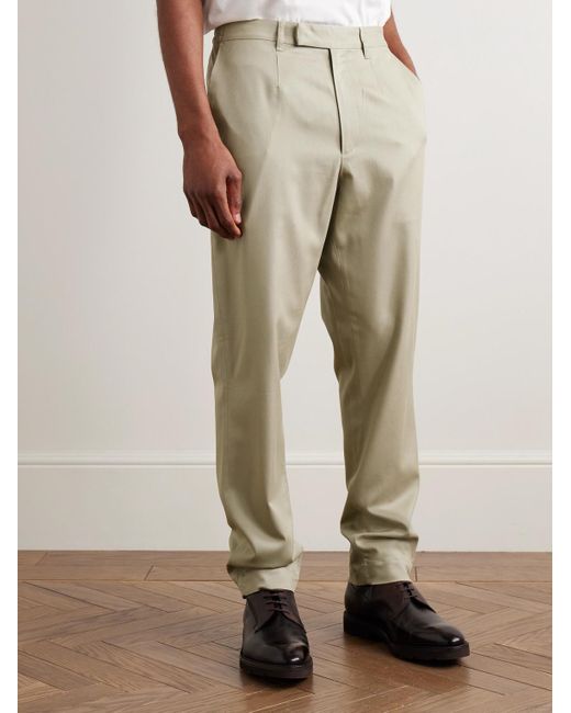 Pantaloni Chino A Gamba Dritta di James Purdey & Sons in Natural da Uomo