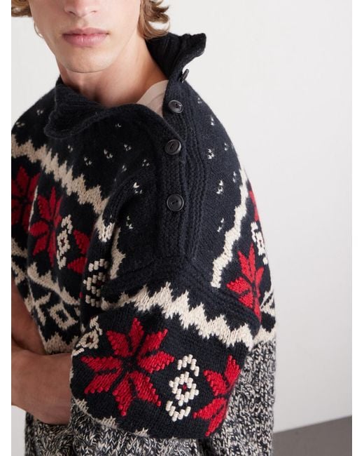 Pullover A Collo Alto di Polo Ralph Lauren in Gray da Uomo