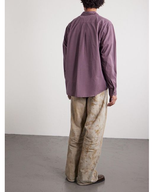 Our Legacy Purple Beyond Cotton Shirt for men