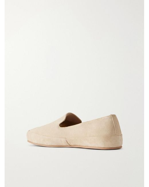 Mulo Natural Evening Suede Loafers for men