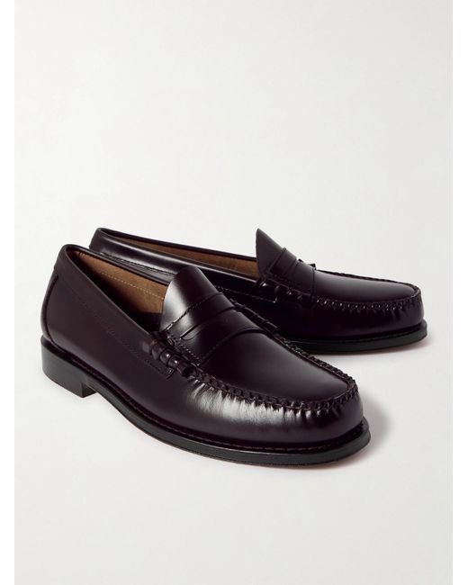 G.H.BASS Weejuns Heritage Larson Pennyloafers aus Leder in Black für Herren