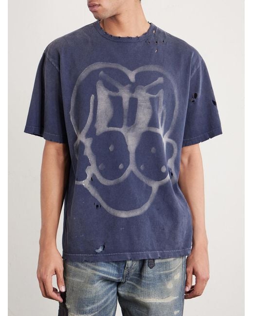 Neighborhood Blue Chito Savage Cotton-Jersey T-Shirt for men