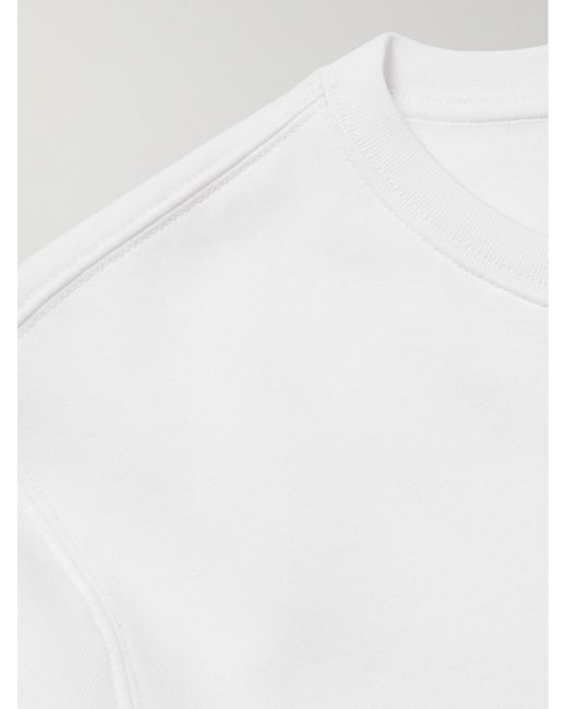 Polo Ralph Lauren White Bear-print Crewneck Cotton-blend Sweatshirt for men
