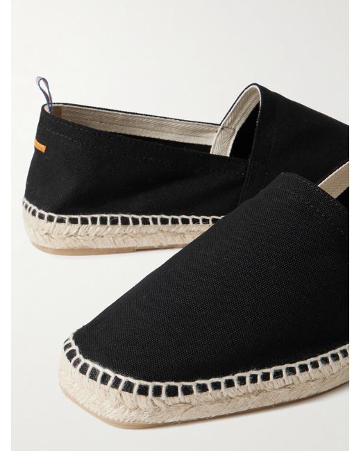Castaner Black Pablo Canvas Espadrilles for men