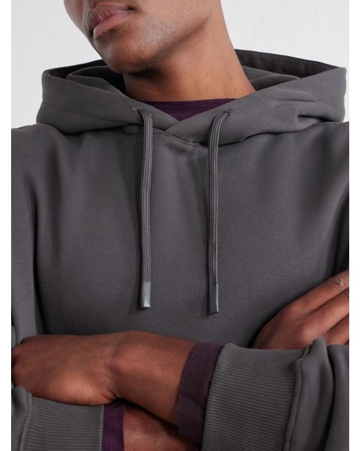 NN07 Gray David 3014 Organic Cotton-Jersey Hoodie for men