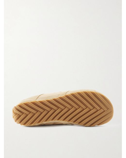 Bottega Veneta Natural Orbit Flash Suede And Nylon Blend Sneakers for men