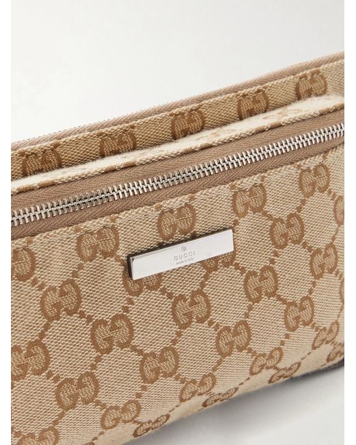 Gucci Natural Tag Canvas-jacquard Belt Bag for men