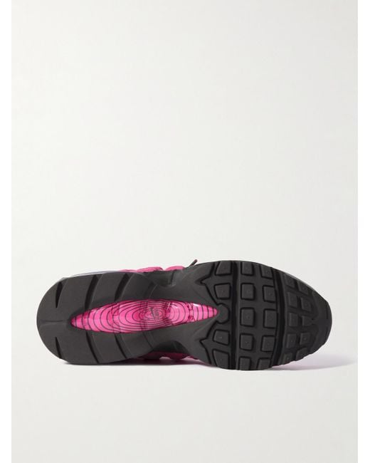 Nike Pink Air Max 95 Og Mesh Sneakers for men