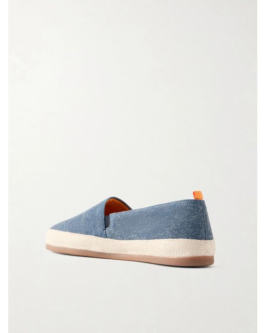 Mulo Linen Espadrilles in Blue für Herren