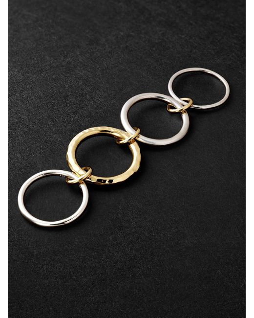 Spinelli Kilcollin Black Janssen Sg Vulcan Sterling Silver And 18-karat Gold Ring for men