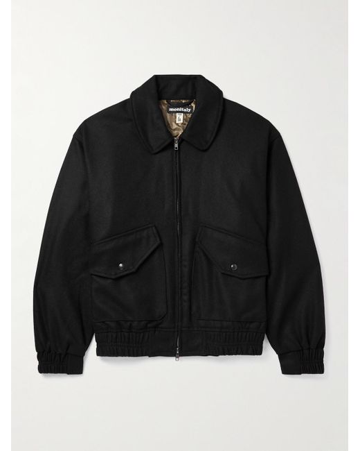 Bomber di Monitaly in Black da Uomo