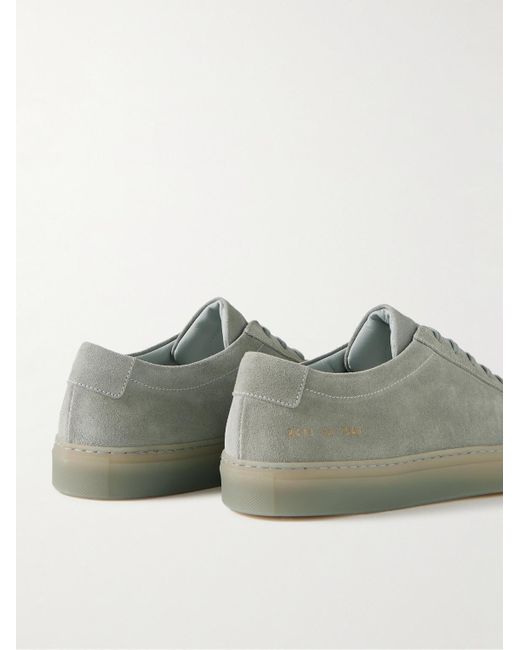 Common Projects Gray Original Achilles Suede Sneakers for men
