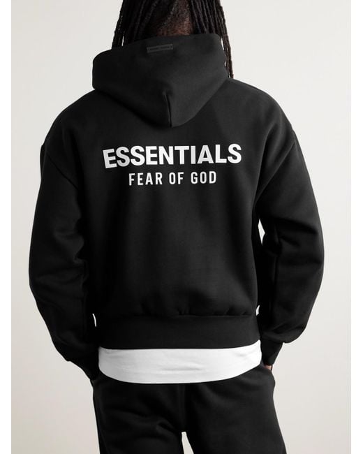 Felpa di Fear Of God in Black da Uomo