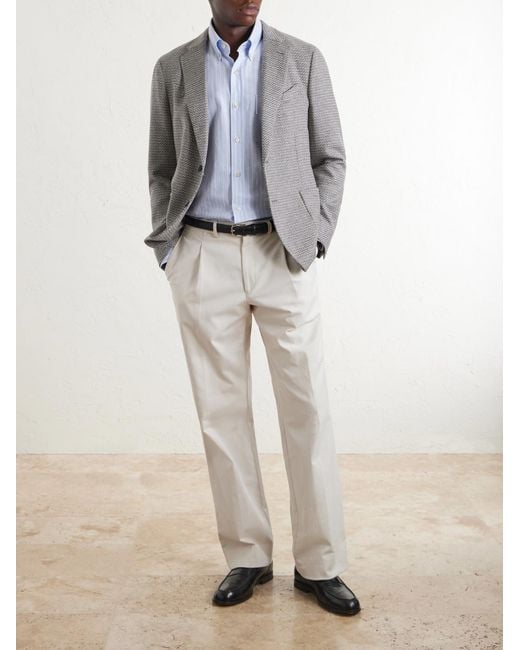 Slowear Gray Wool And Cashmere-Blend Blazer for men