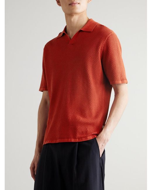 NN07 Red Paul 60016 Cotton Polo Shirt for men