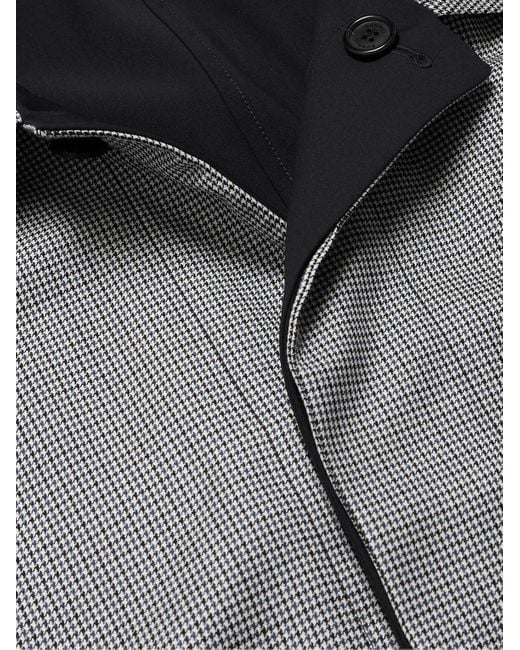 Dunhill Wendbarer Mantel aus Webstoff mit Hahnentrittmuster in Gray für Herren