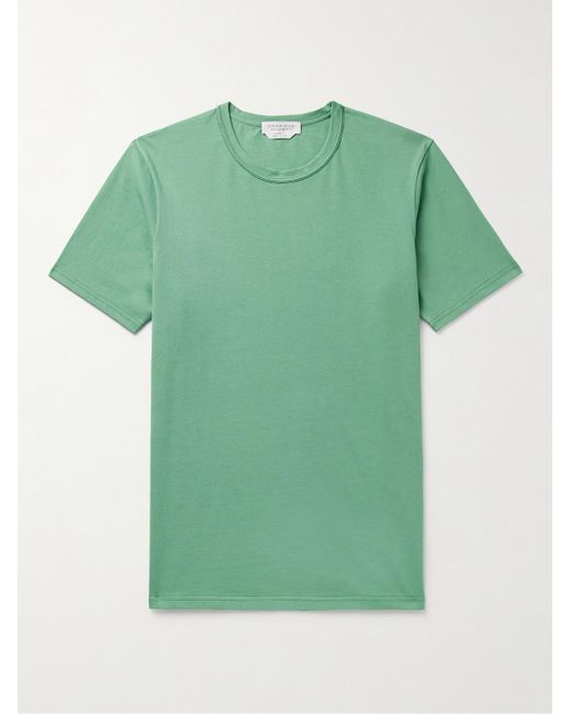 Gabriela Hearst Green Bandeira Cotton-jersey T-shirt for men
