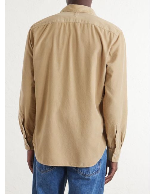 Canali Natural Cotton-Corduroy Shirt for men